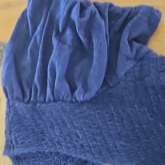 NWT Free People Charlotte Top size XS Blue/Navy - Picture 2 of 7